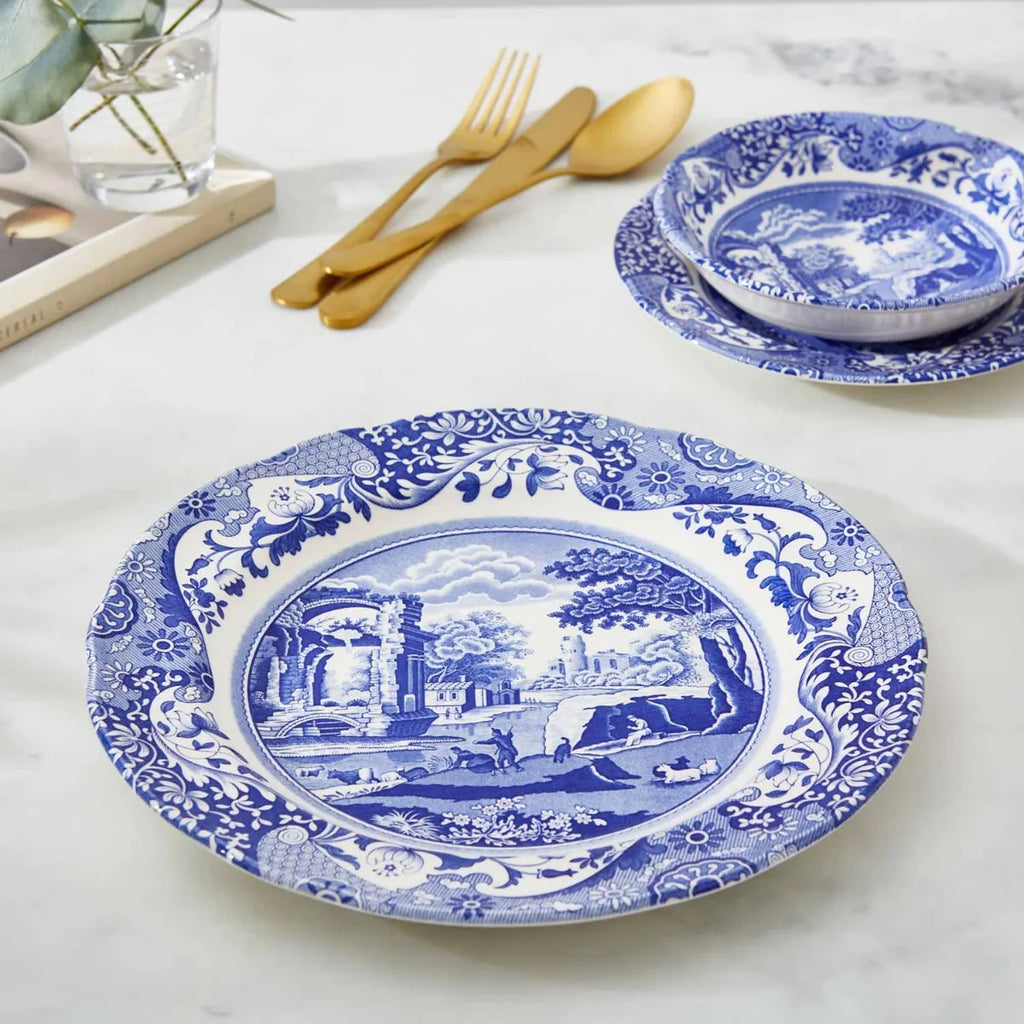 Spode Blue Italian Middagstallerken  (23 cm)