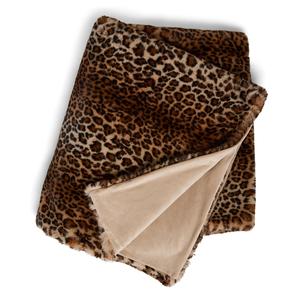Skinnwille Faux Fur Pledd - Leo