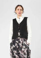 Olars ulla Vaktel lin Vest - Svart