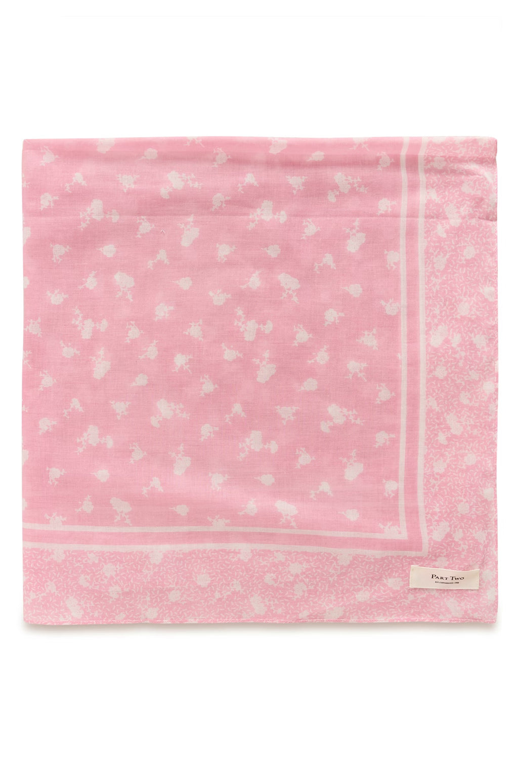 Part Two Phi Skjerf - Rosa/Hvit