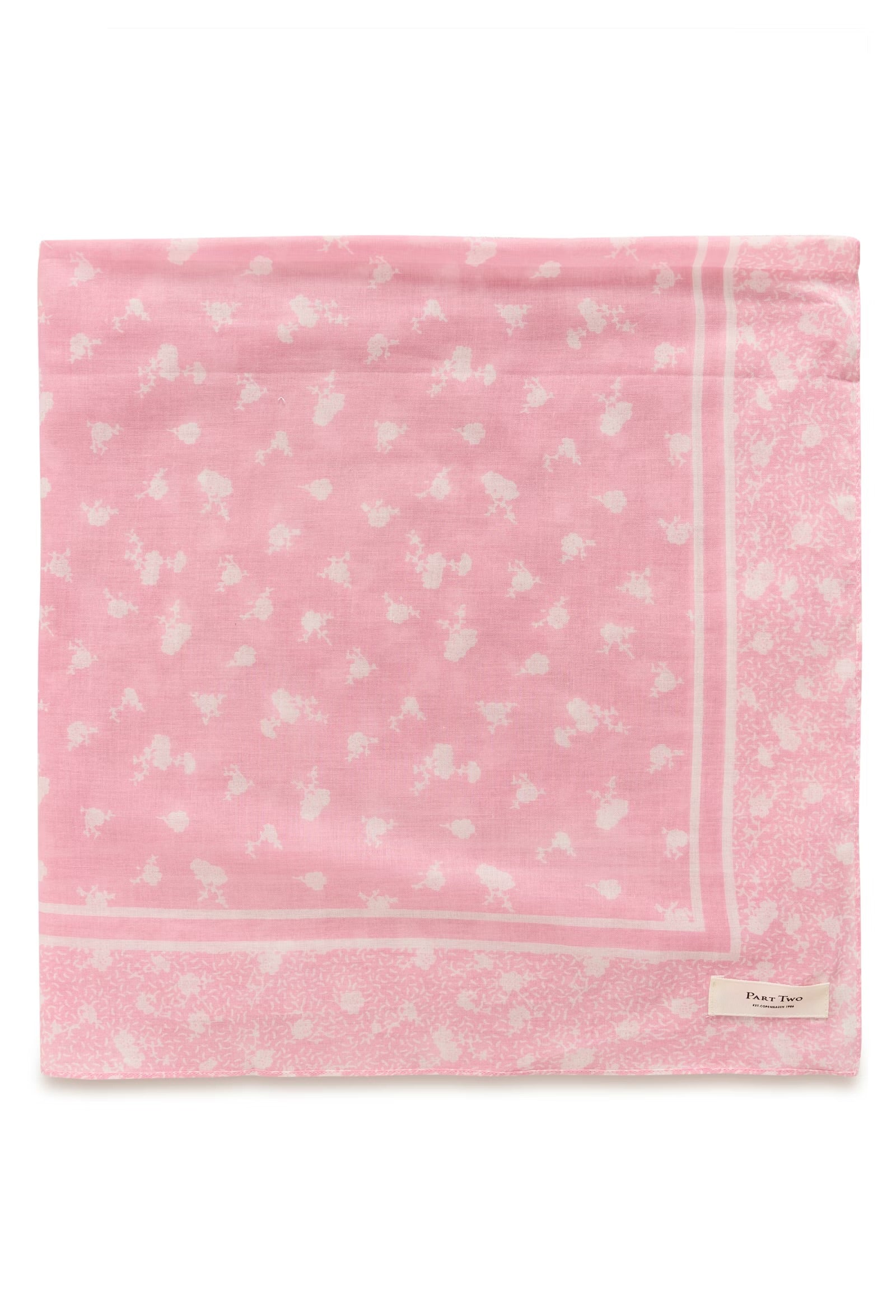 Part Two Phi Skjerf - Rosa/Hvit