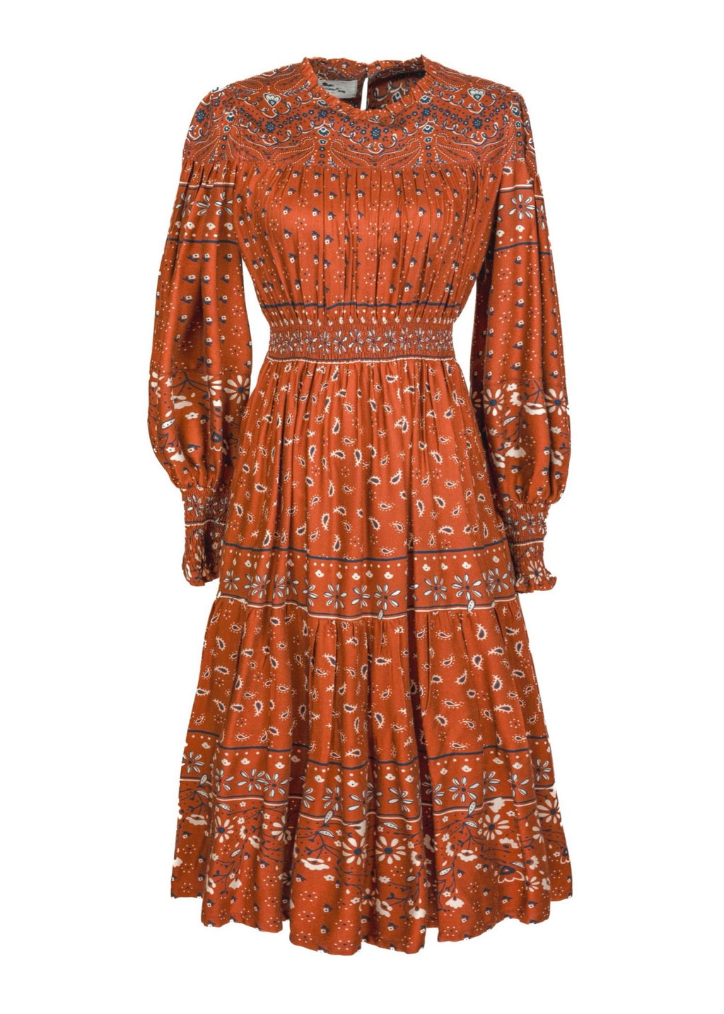 Norett Smock Kjole - Rusty