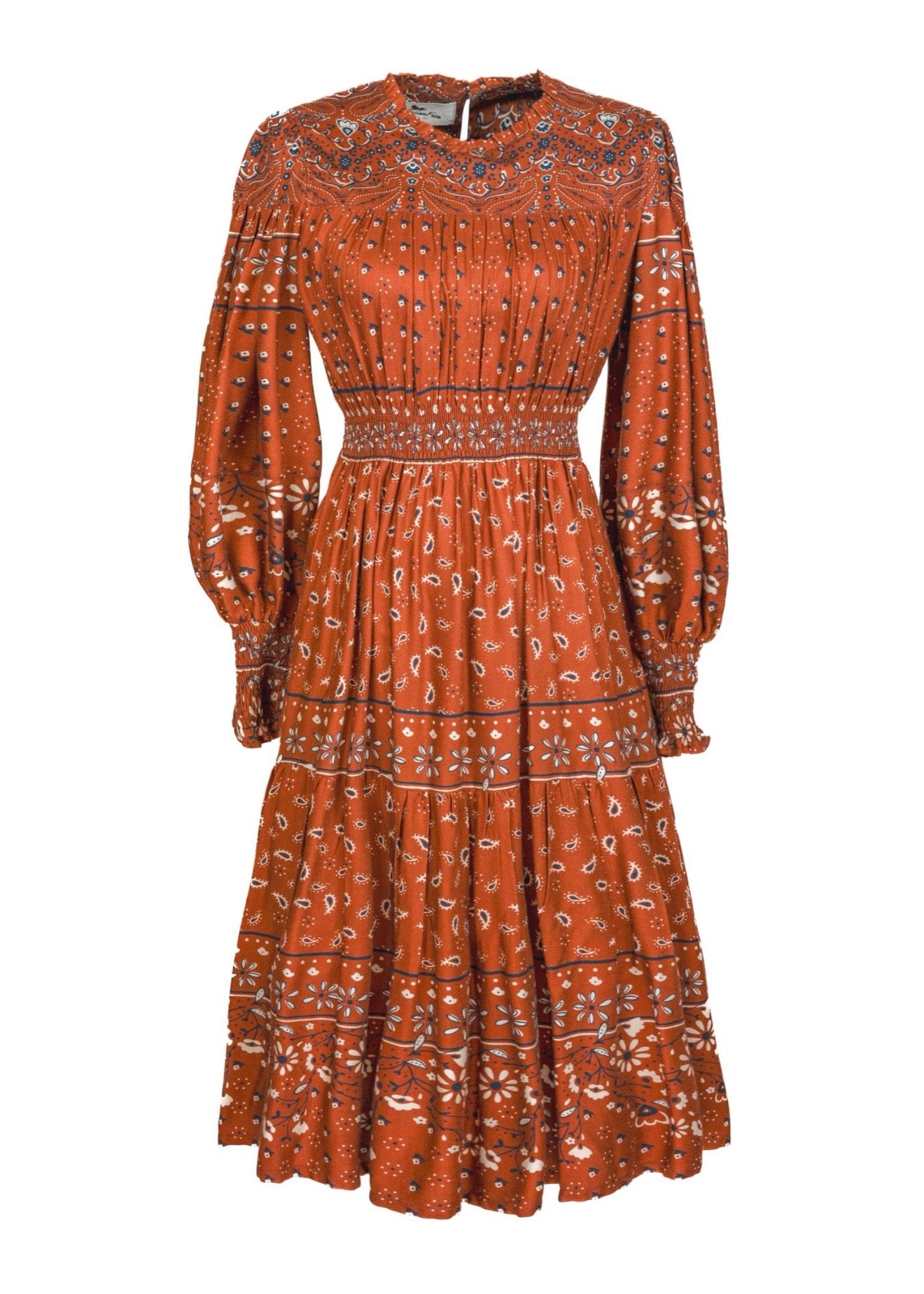 Norett Smock Kjole - Rusty