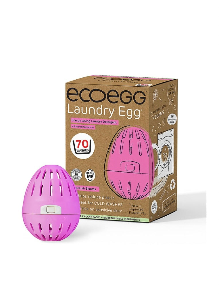 Vaskeegg British Blooms Ceriserosa 70 vask - EE-LE70BB Ecoegg