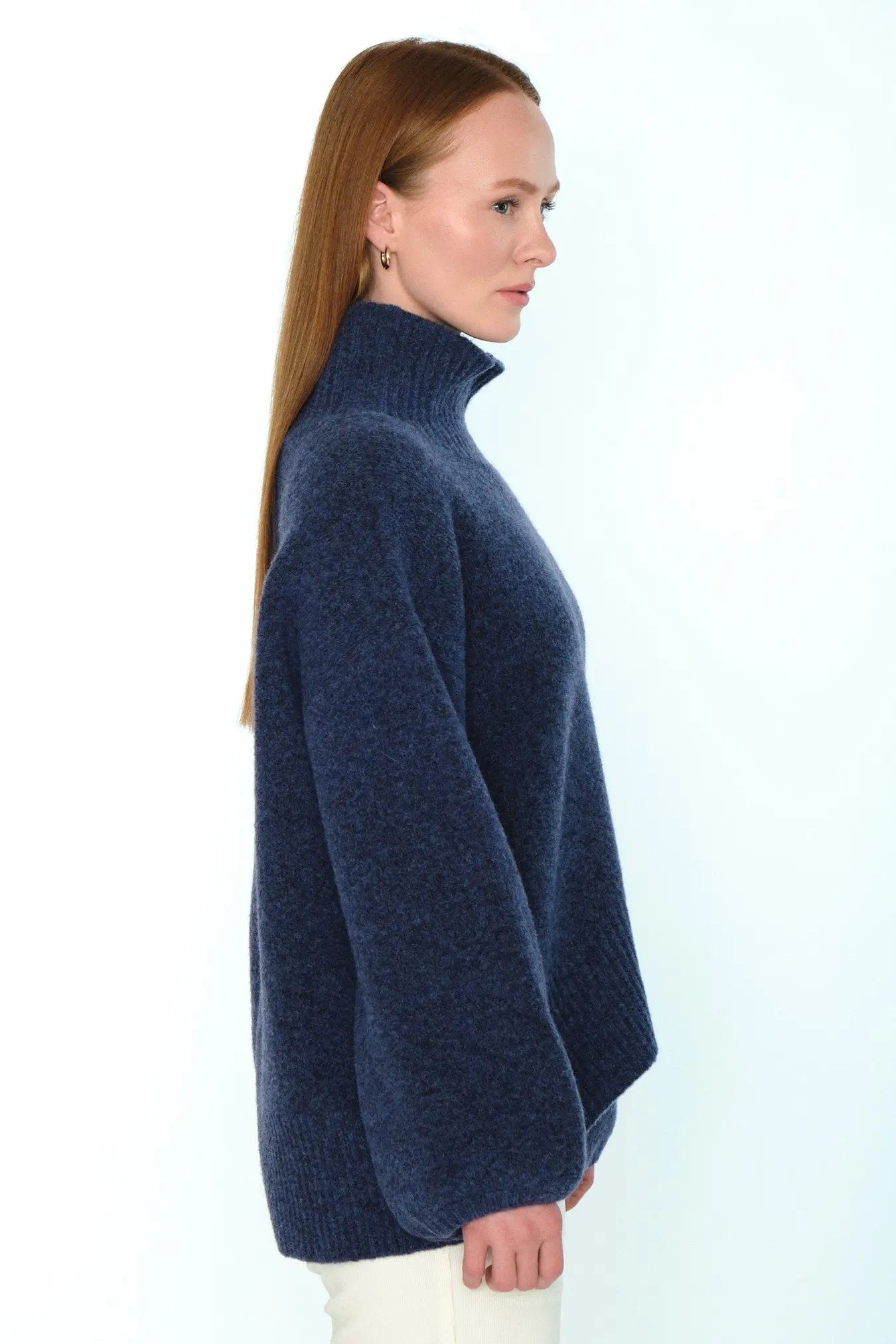 Hést fam Patch kort genser - Blå