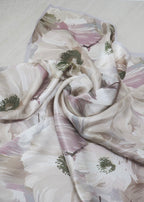 7 Days Silkeskjerf - Lyse Jordfarger