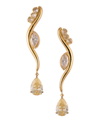 Yellow Drop Øredobber Gull