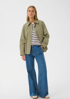 Part Two Nayla Skjortejakke - Khakigrønn
