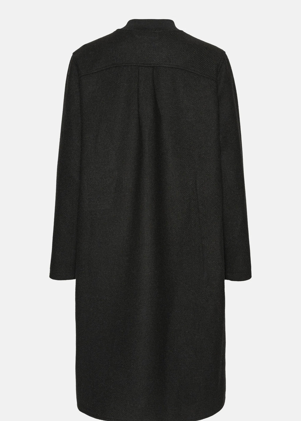 Ilse Jacobsen lang ullkåpe - Svart