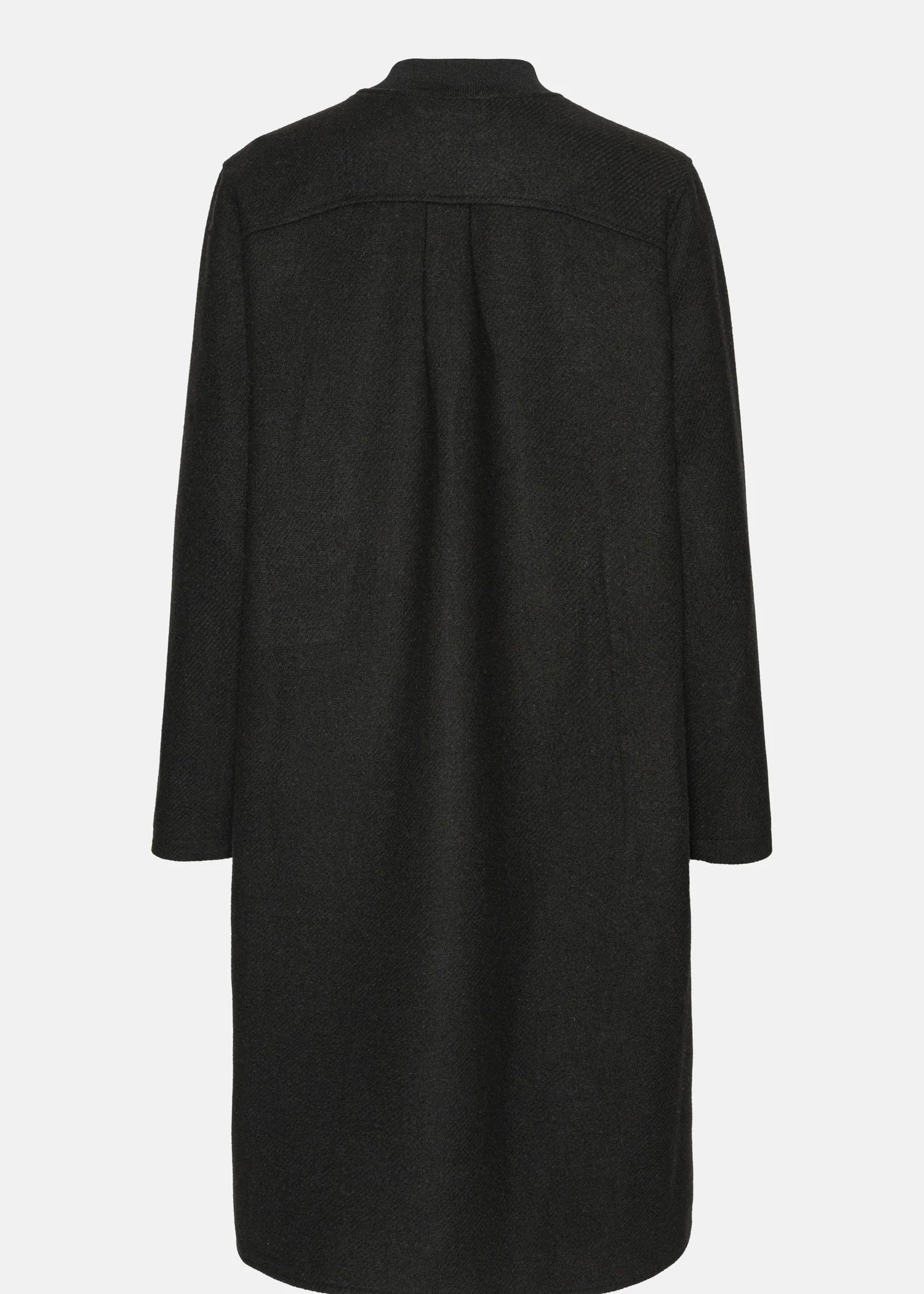 Ilse Jacobsen lang ullkåpe - Svart