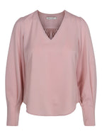 Haust Satengbluse V-hals