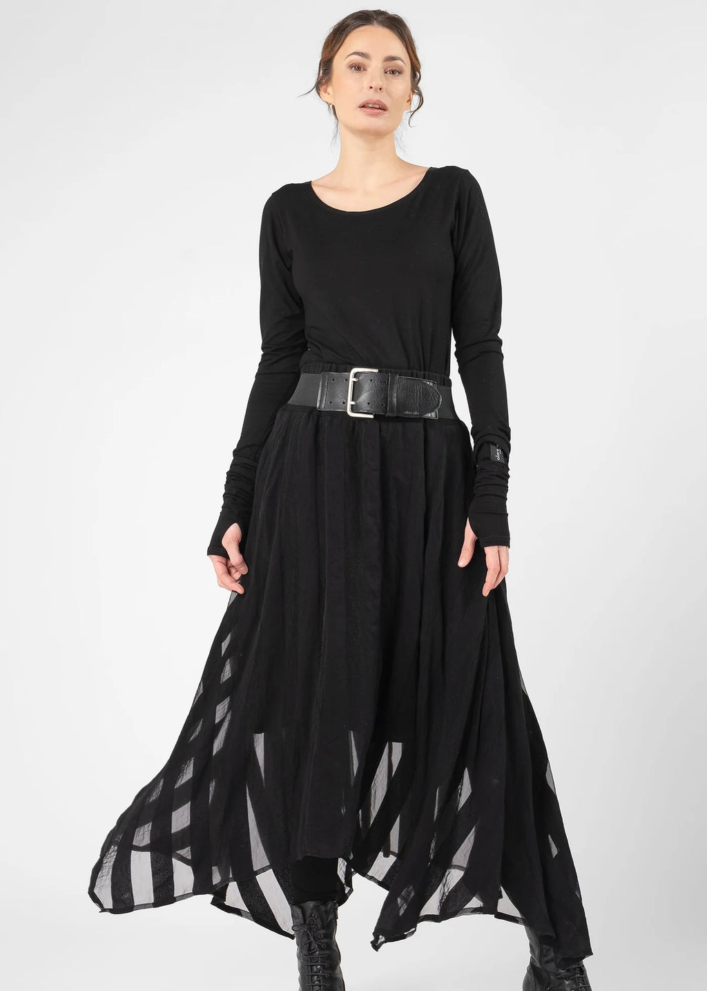 Olars Ulla Nila skjørt - Svart