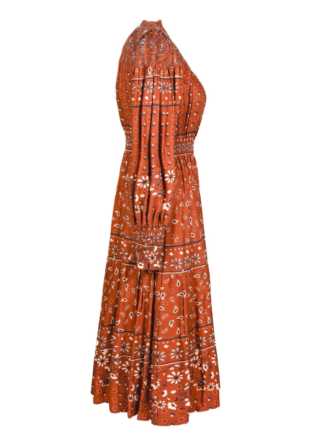 Norett Smock Kjole - Rusty