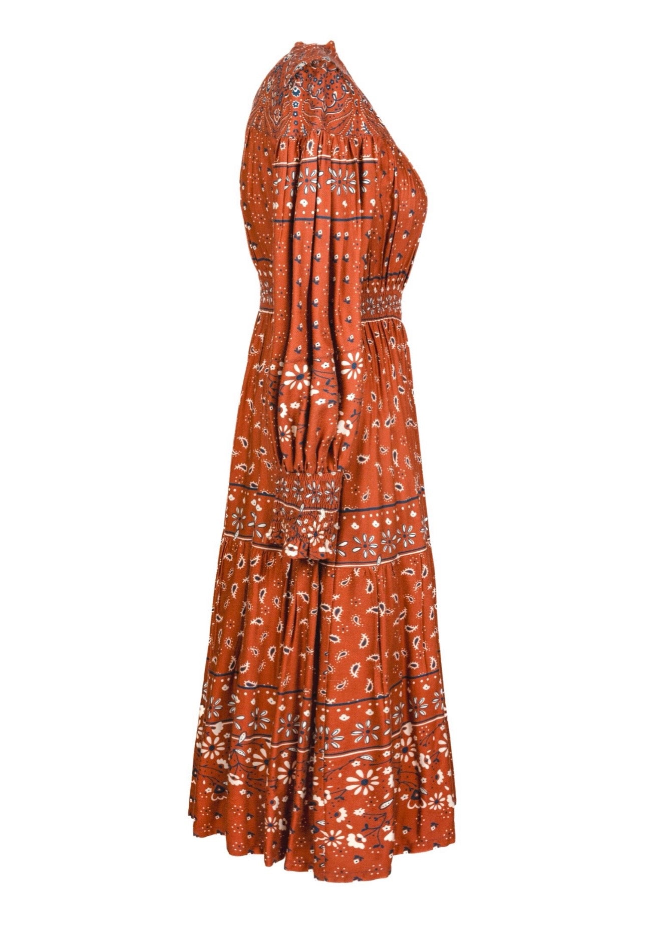 Norett Smock Kjole - Rusty