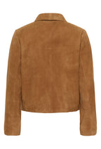 Part Two Nema Semsket Skinnjakke - Brun