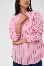 Anabella Striped Oversized Shirt