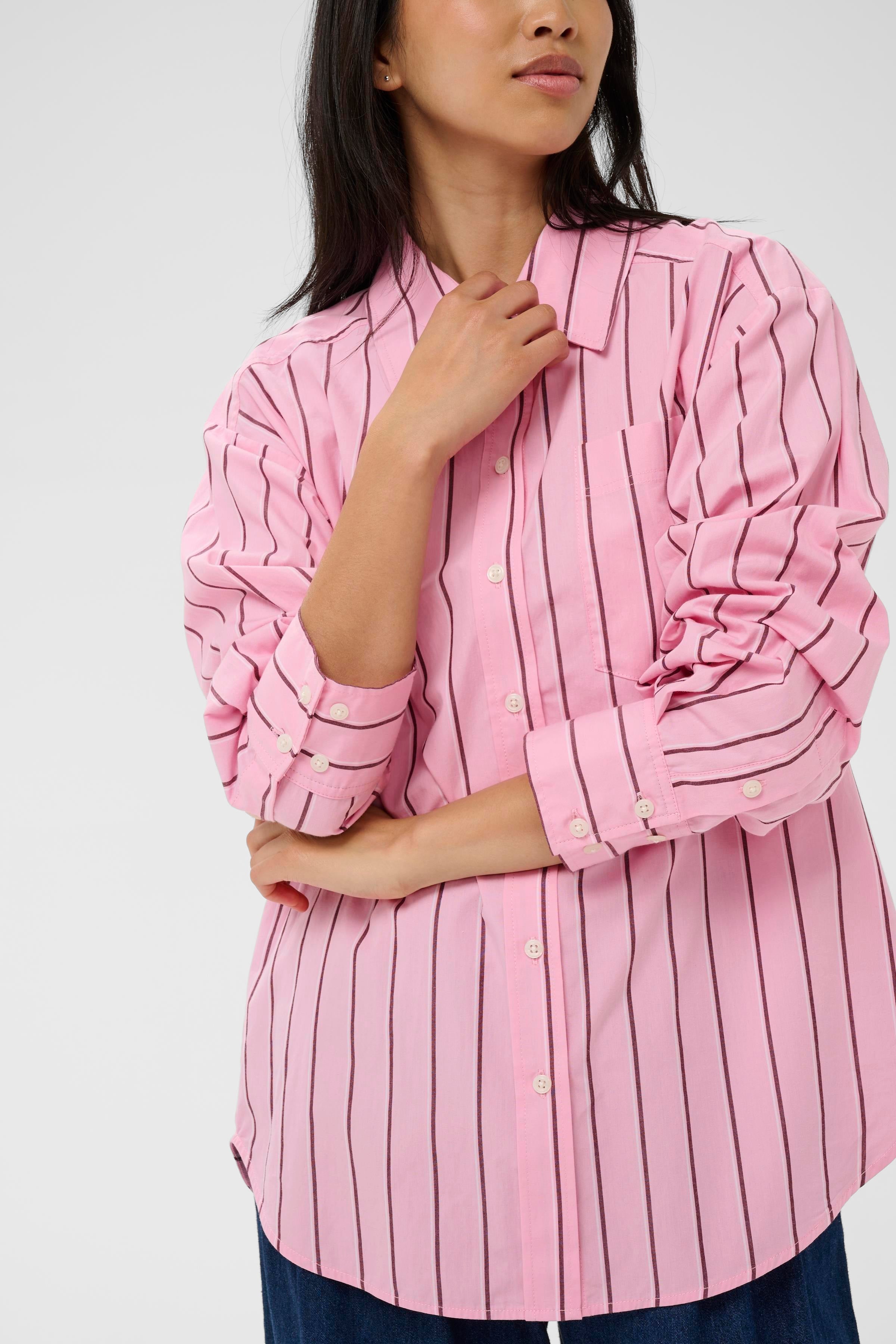 Anabella Striped Oversized Shirt