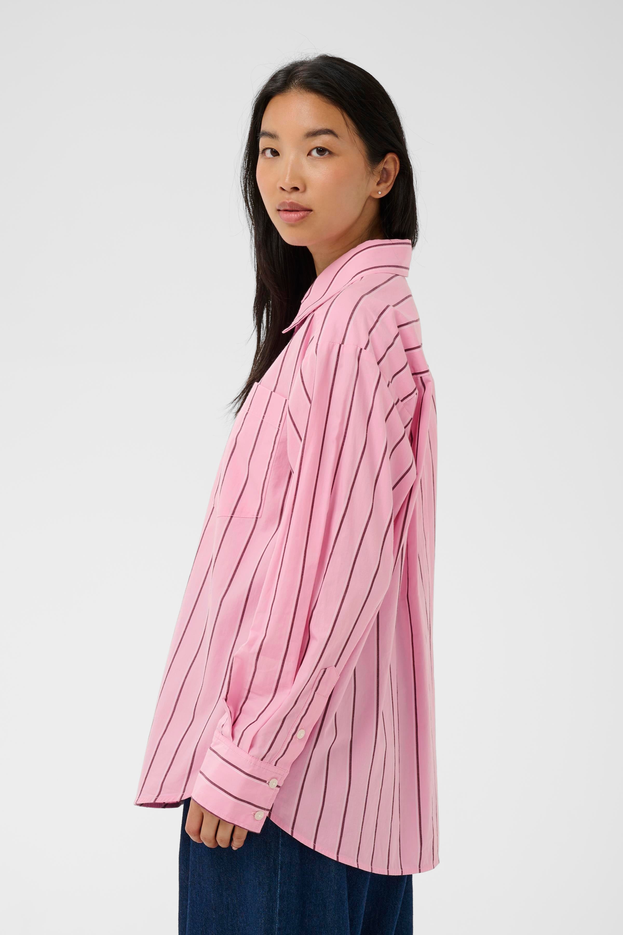 Anabella Striped Oversized Shirt