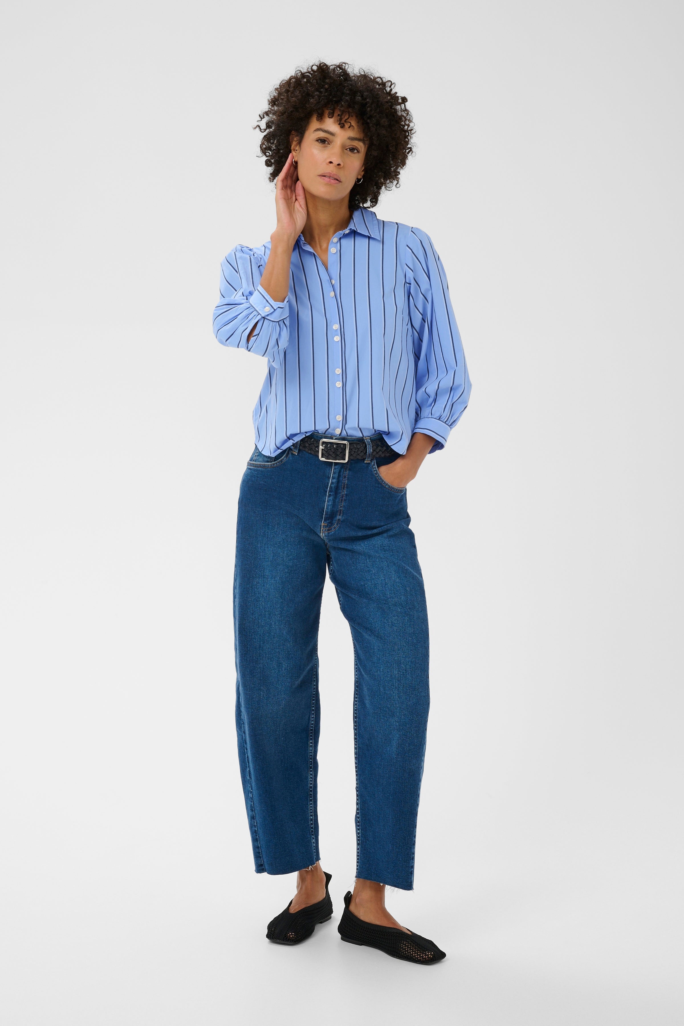 Anais Striped Blouse