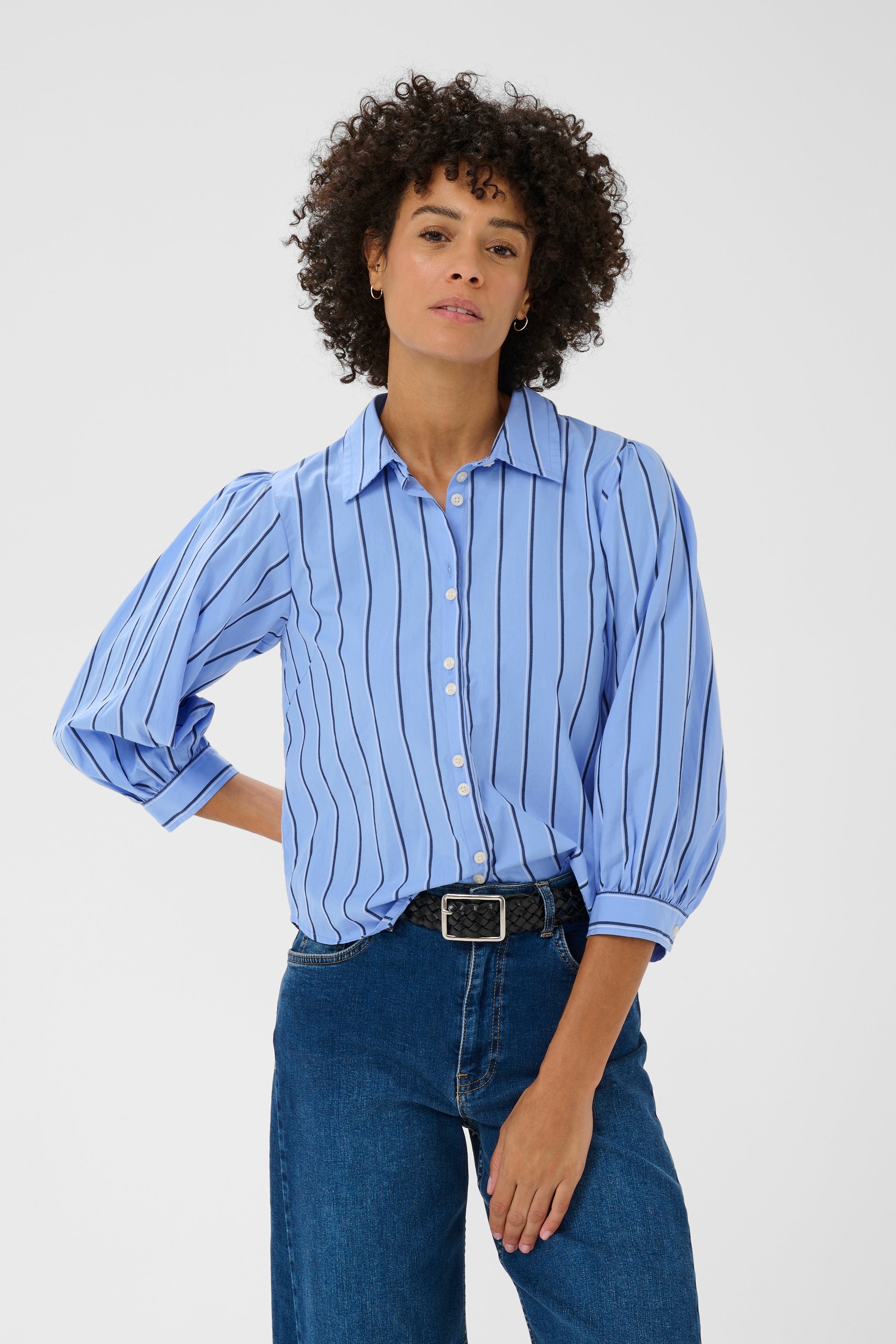 Anais Striped Blouse