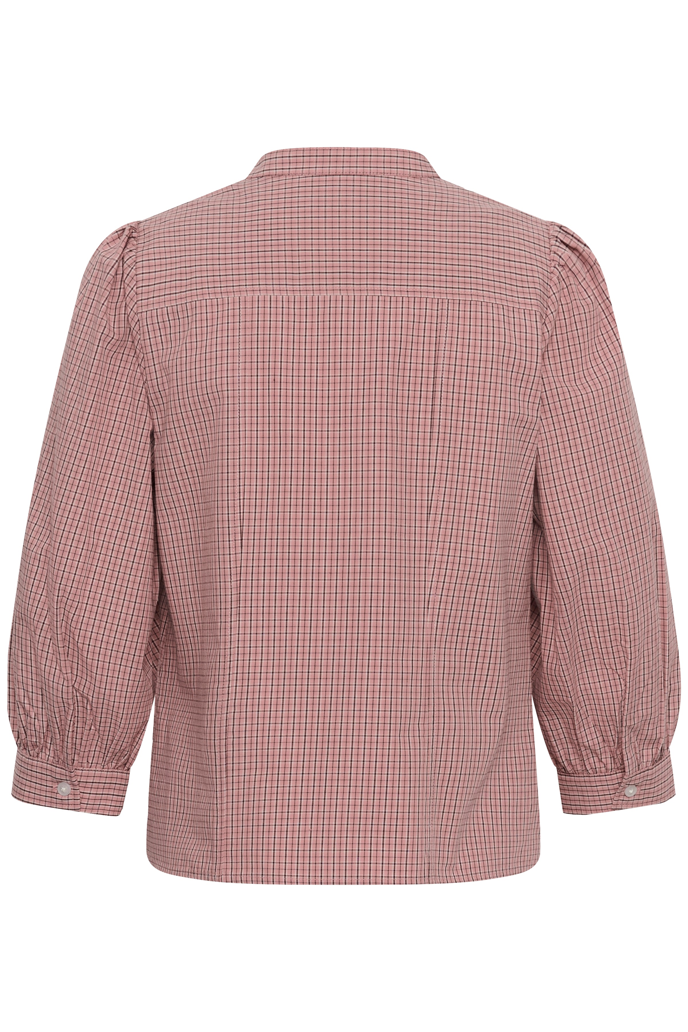 Chinette Bluse 3/4-erm Rosa Rutet