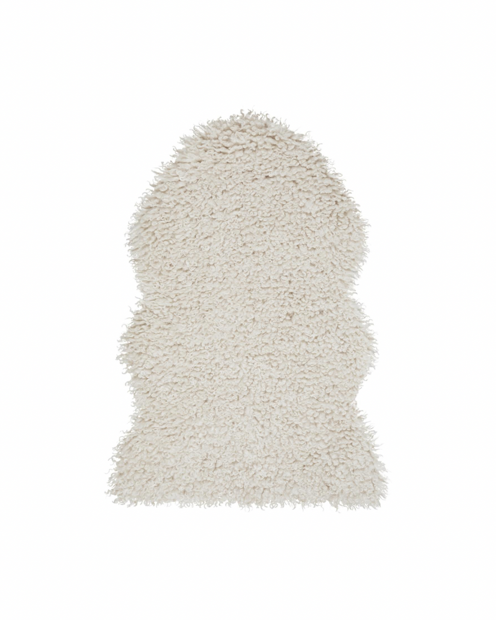 Skinnwille Curly Faux Fur «lammeskinn» - Beige