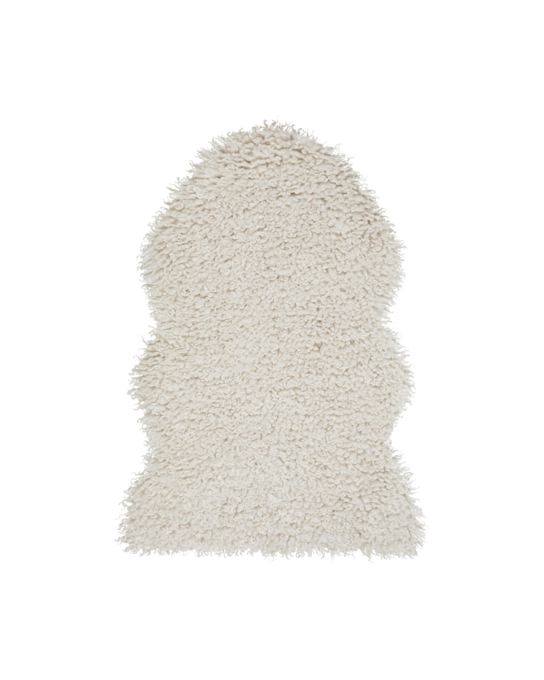 Skinnwille Curly Faux Fur «lammeskinn» - Beige