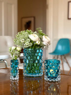 Skogsberg Smart Hurricane lamp Boule regular - Coral blue