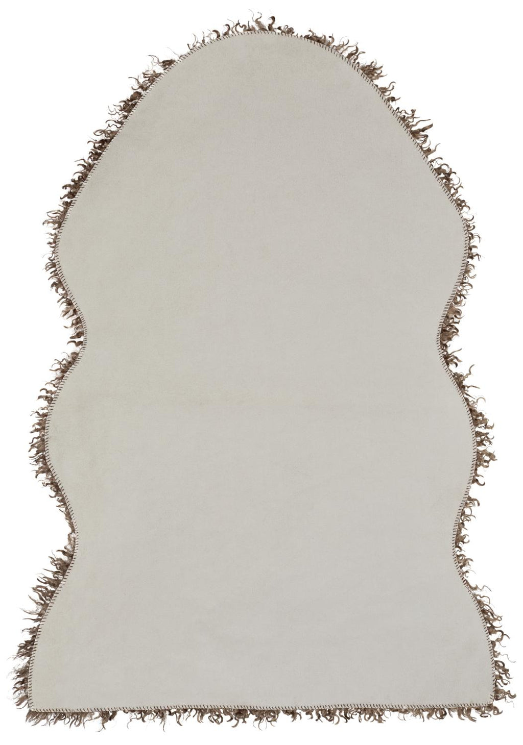 Skinnwille Curly Faux Fur «lammeskinn» - Brun