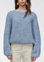 Lerke Genser kort Himmelblå