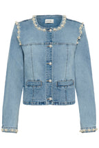 Sio Denim Jakke med Perler