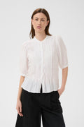 Alesia Kortermet Linbluse