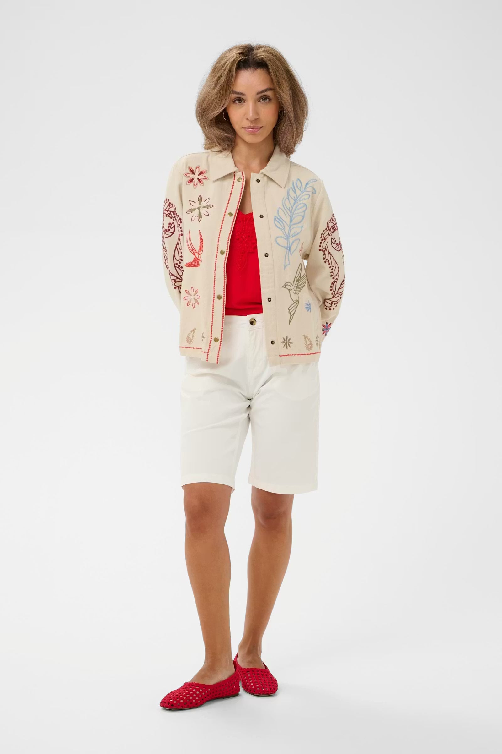 Rosetta Jakke med broderier