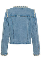 Sio Denim Jakke med Perler