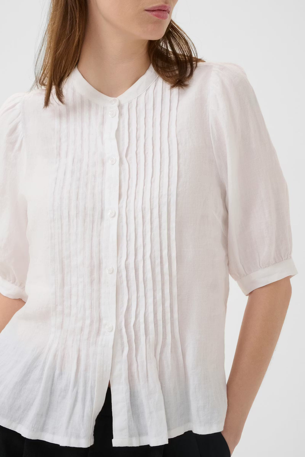 Alesia Kortermet Linbluse