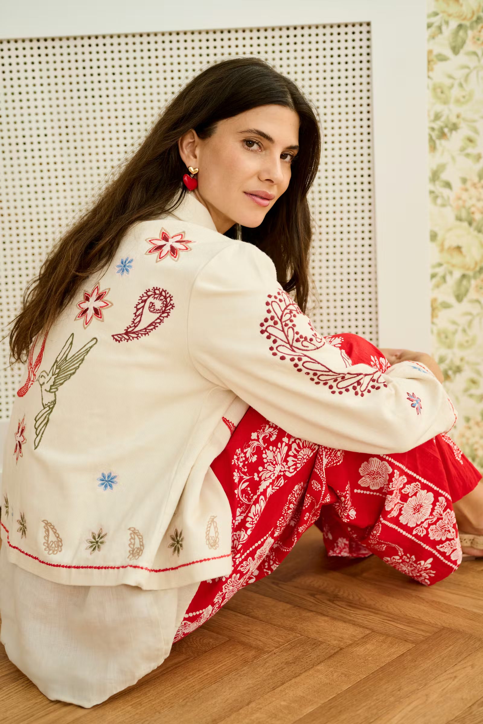 Rosetta Jakke med broderier