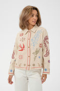 Rosetta Jakke med broderier