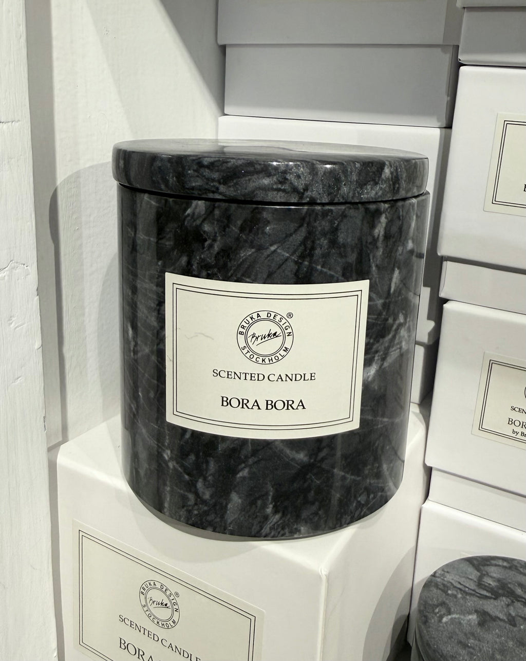 Bruka design Duftlys Marmor Large - Bora Bora
