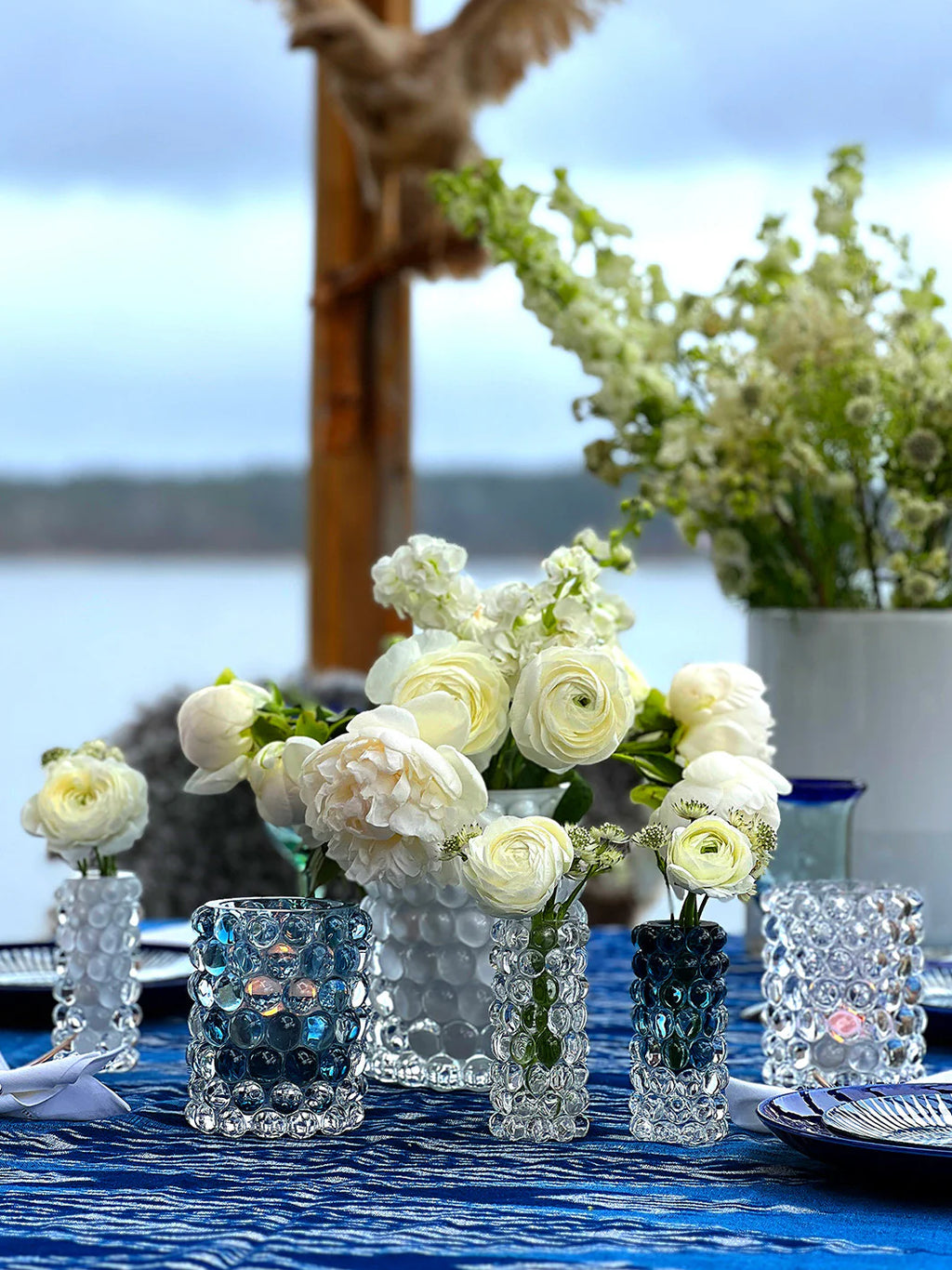 Skogsberg Smart Hurricane Boule vase mini - Sea