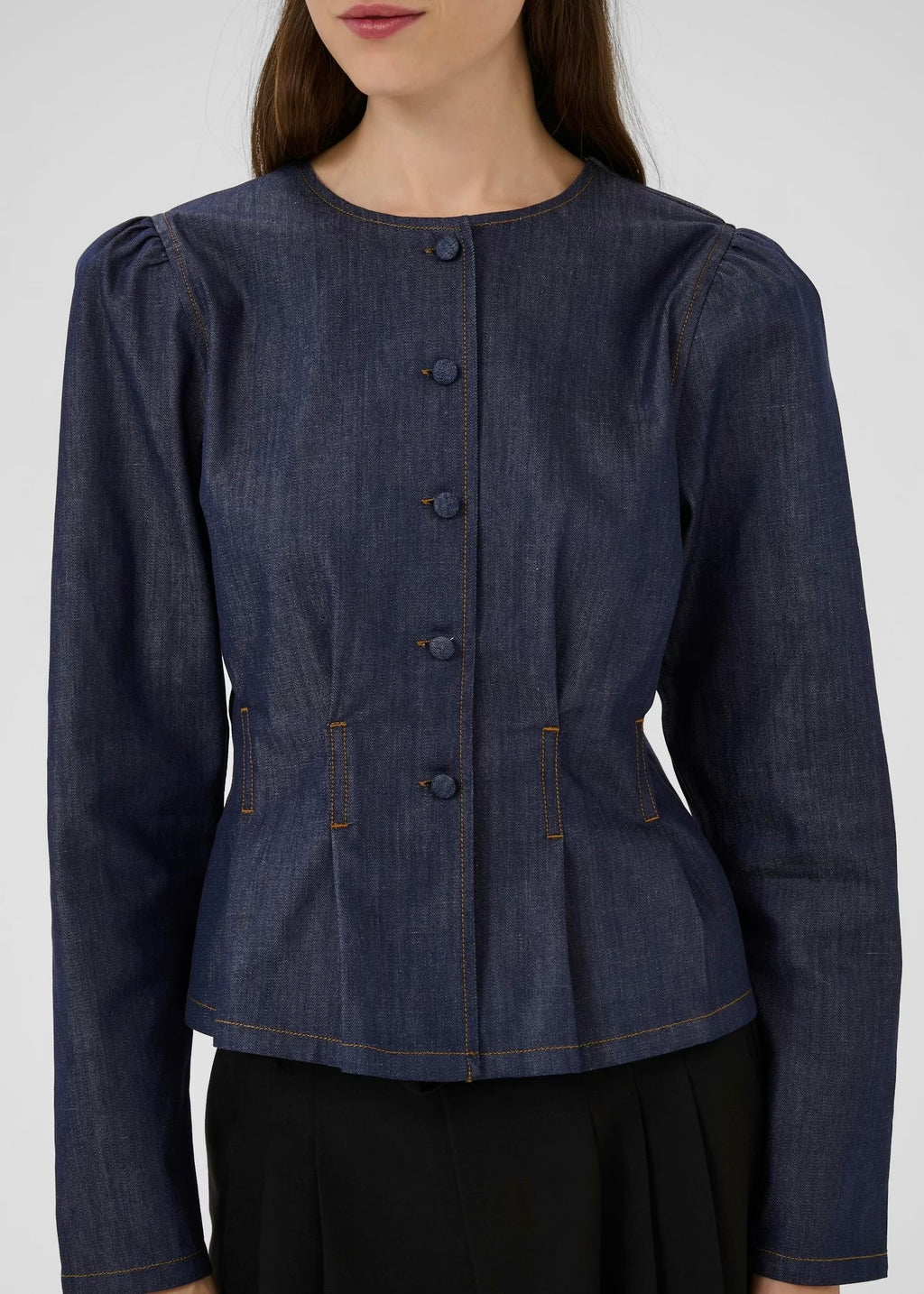 Karen by Simonsen Drew Denim Bluse