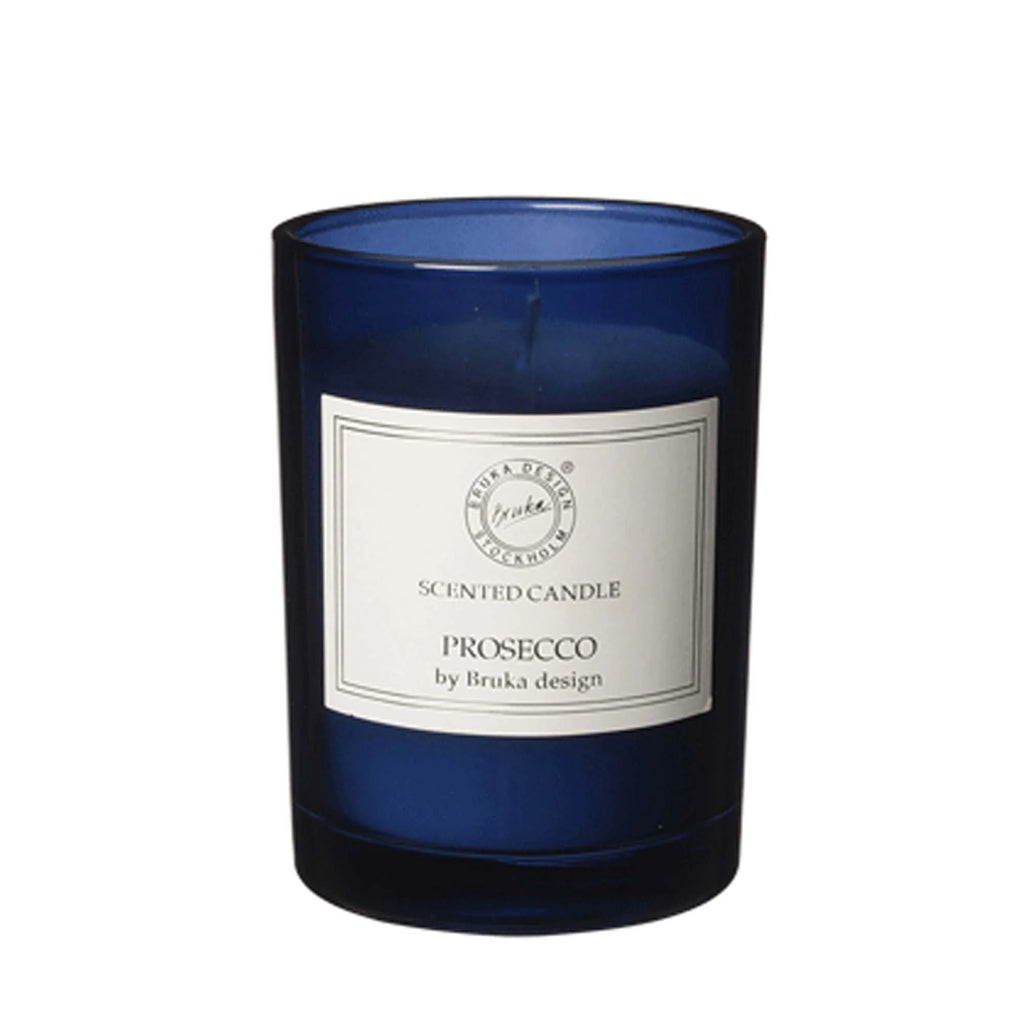 Duftlys BRUKA  Prosecco Blue 8x10,5 cm - 923369 Bruka Design