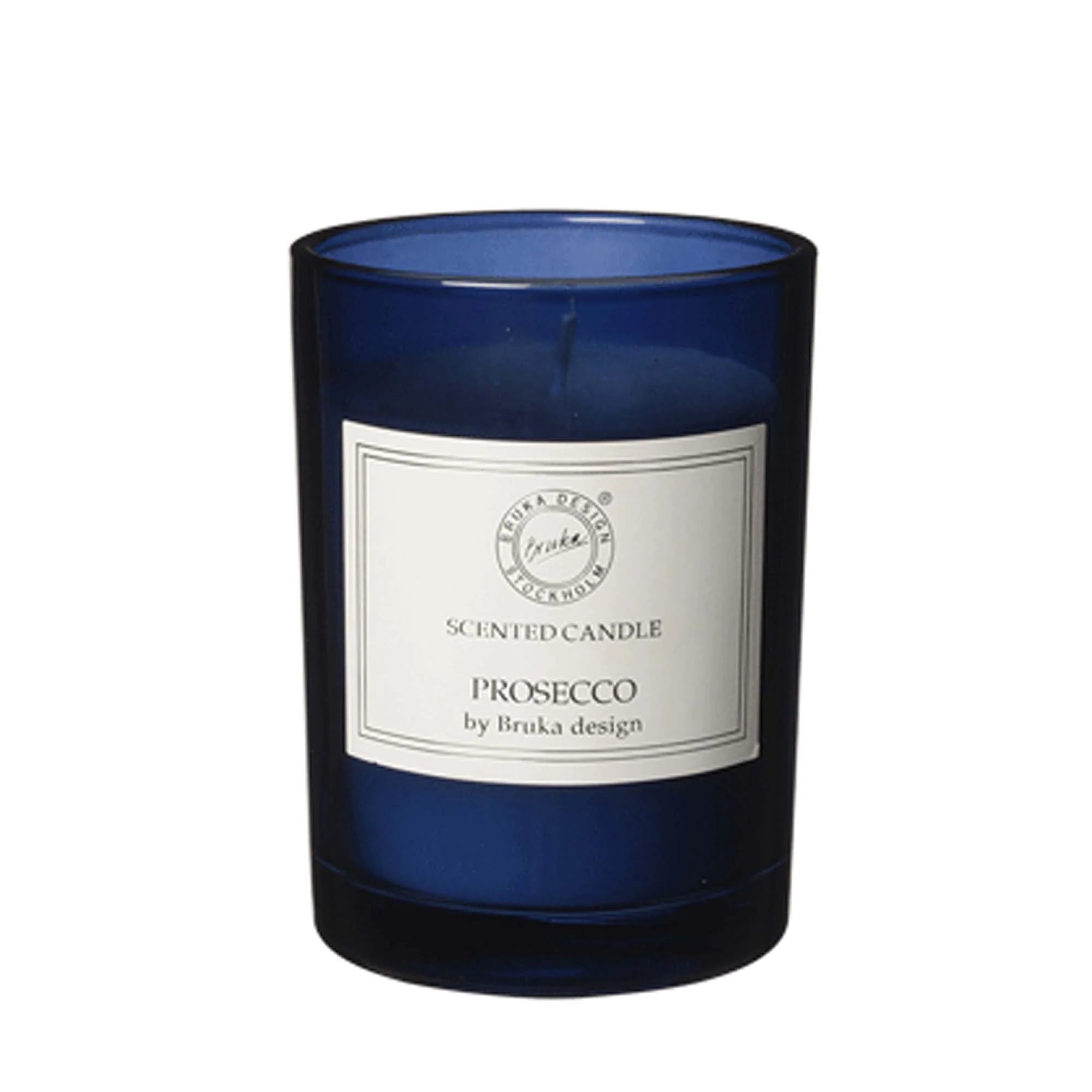 Duftlys BRUKA  Prosecco Blue 8x10,5 cm - 923369 Bruka Design