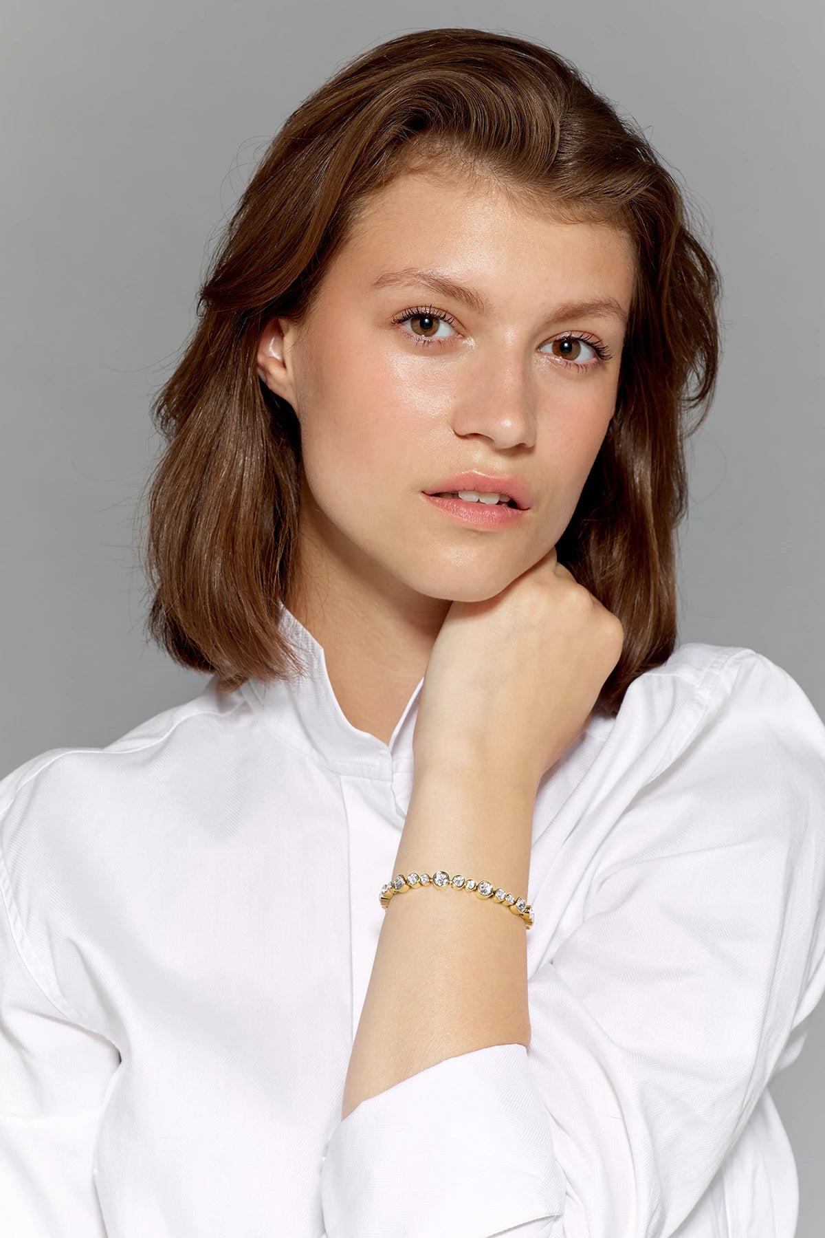 Dyrberg/Kern Teresia armbånd - Krystall