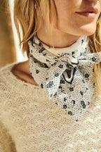 Part Two Phi Skjerf - Hvit/Marine