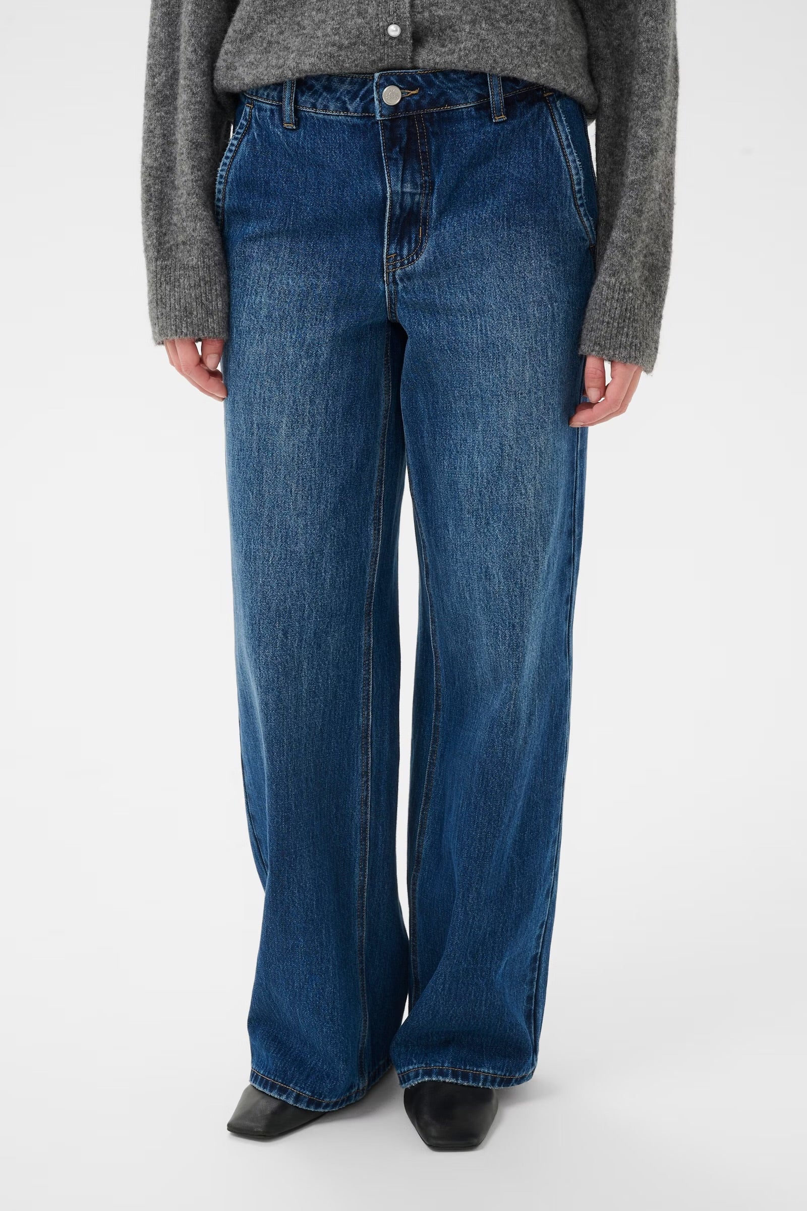 Karen by Simonsen Bonnie Jeans - Dark Blue Denim