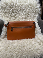 Norett Clutch Skinnveske - Cognac