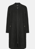 Ilse Jacobsen Long Zipped Jakke - Svart