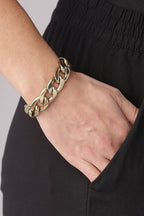 Dyrberg/kern Jazz Armbånd - skinnende gyllen