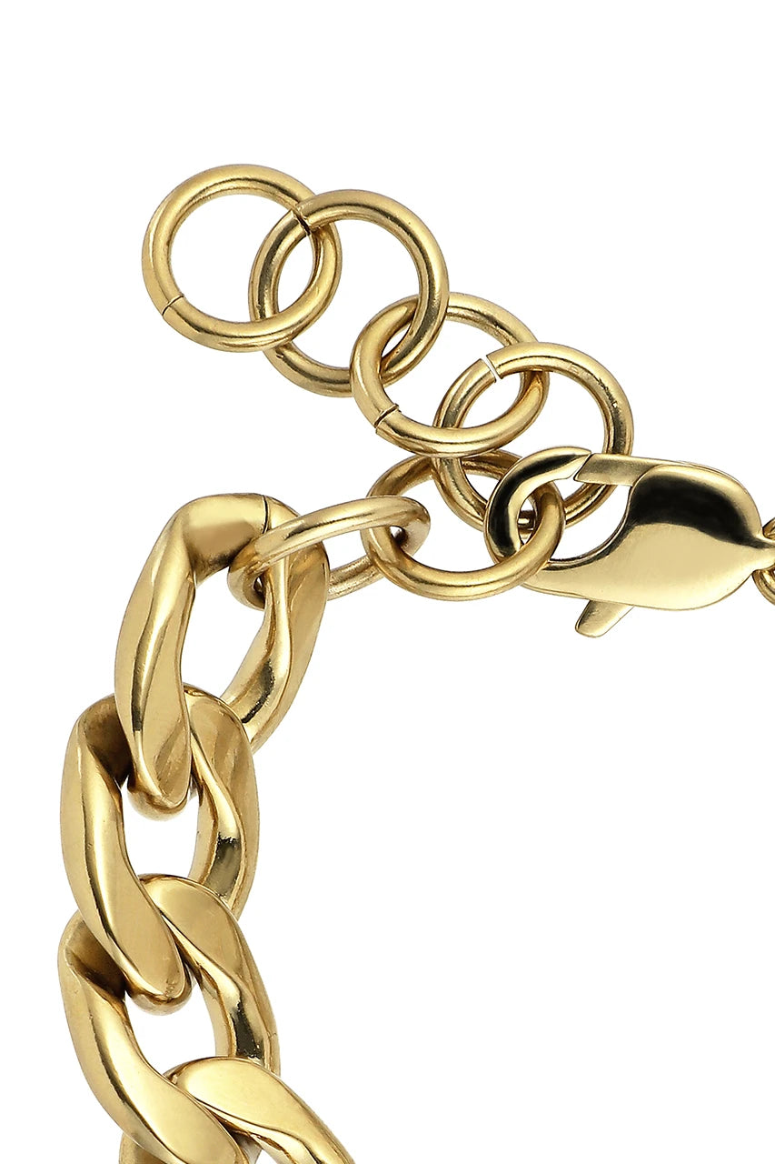 Dyrberg/kern Jazz Armbånd - skinnende gyllen