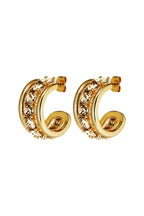 Earring Helen SG Golden - 450053 Dyrberg/Kern